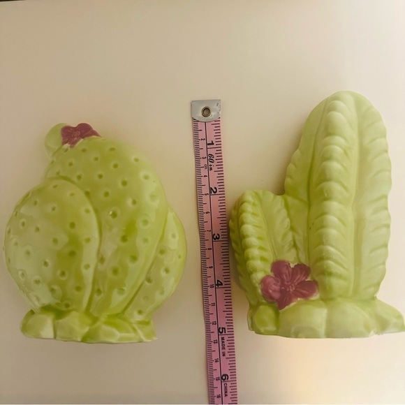 1990 Jay Kay Ceramic Mold Saguaro Cactus Salt and Pepper Set - Picture 8 of 11